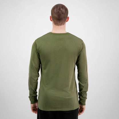 Goodmates Men's Basis Long Sleeve Tee UPF 50+ in Army