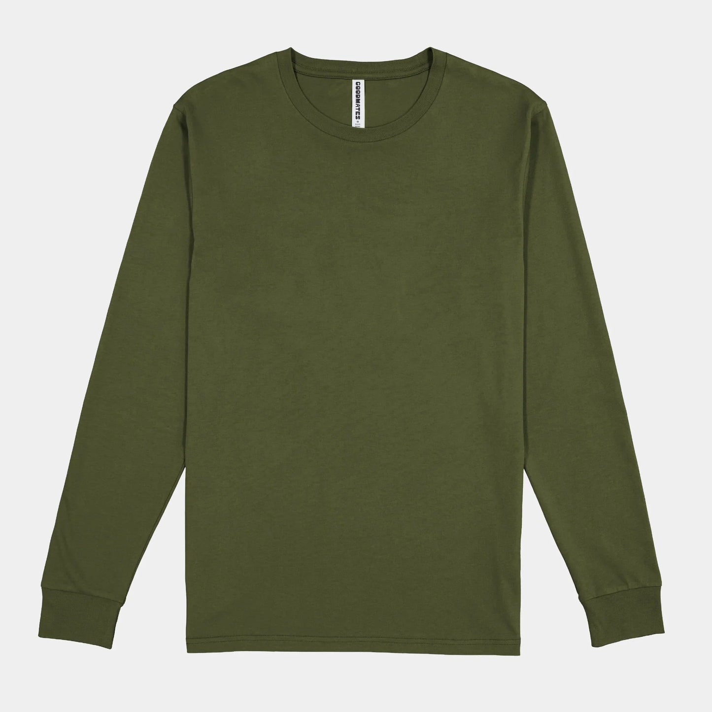 Goodmates Men's Basis Long Sleeve Tee UPF 50+ in Grey Marle