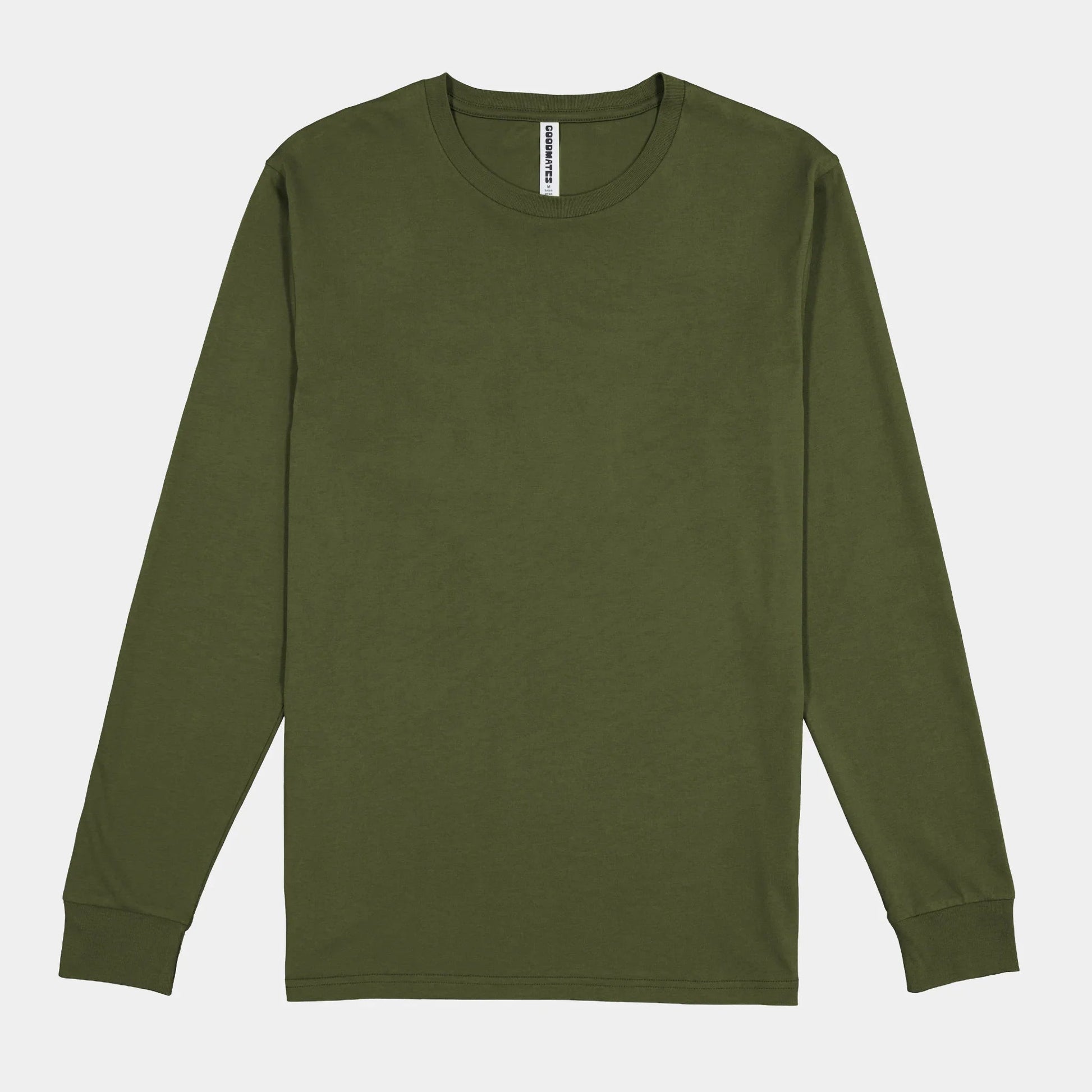 Goodmates Men's Basis Long Sleeve Tee UPF 50+ in Grey Marle
