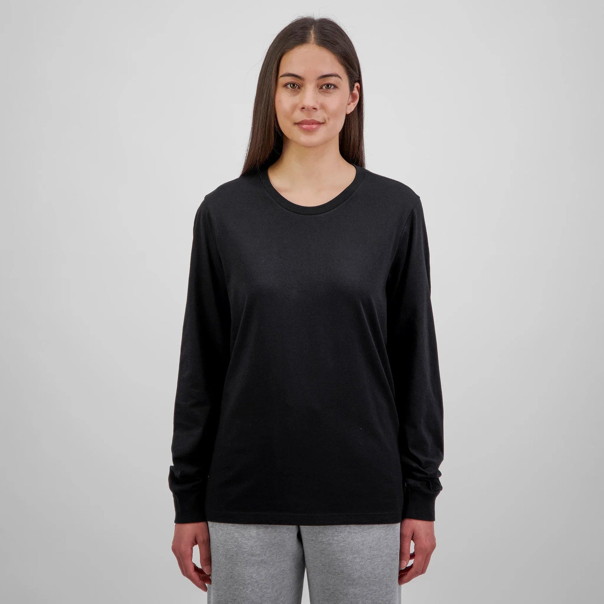 Goodmates Women's Basis Long Sleeve Tee UPF 50+ in Black