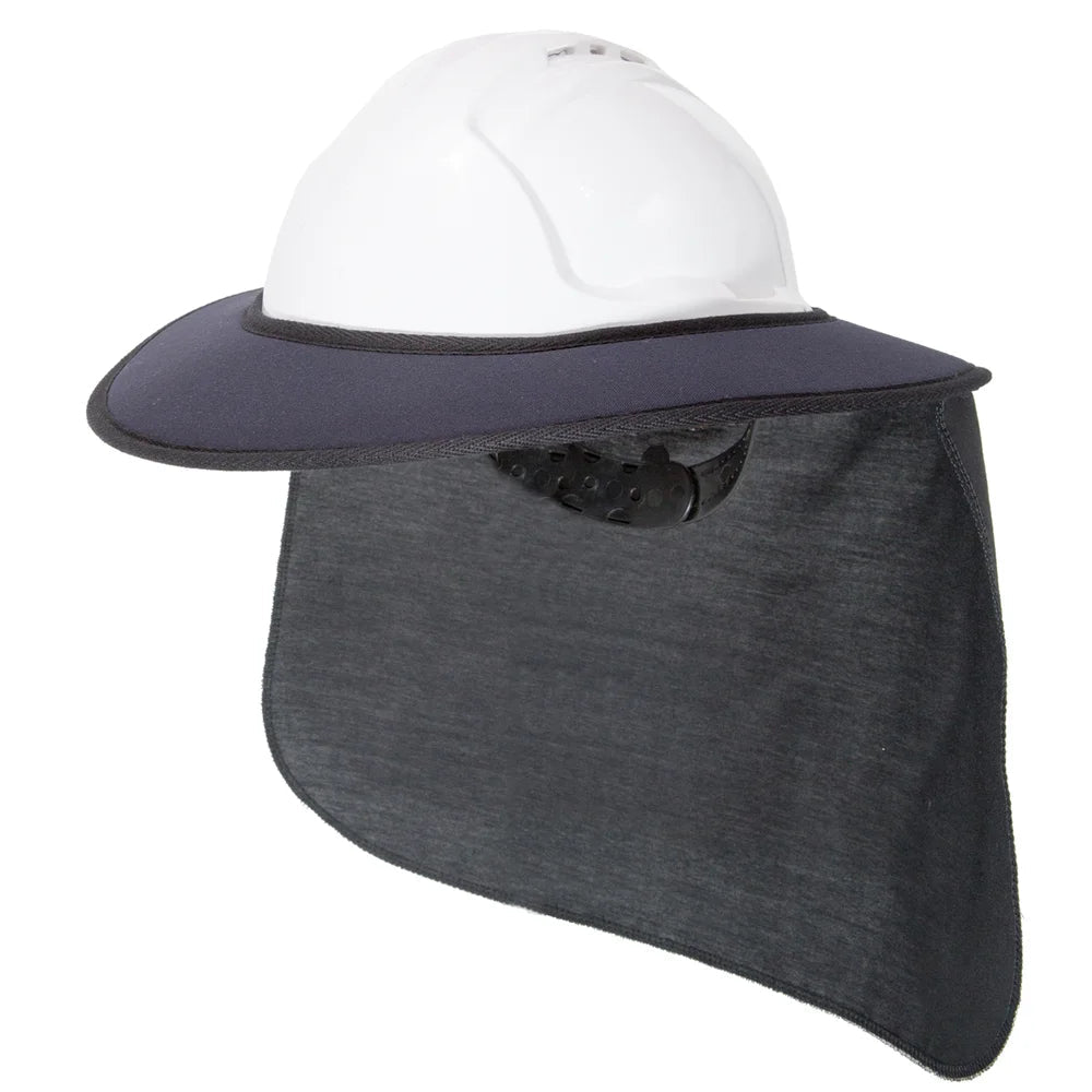 Hard Hat Brim With Optional Neck Flap Newcastle Hats - SunSafe Australia