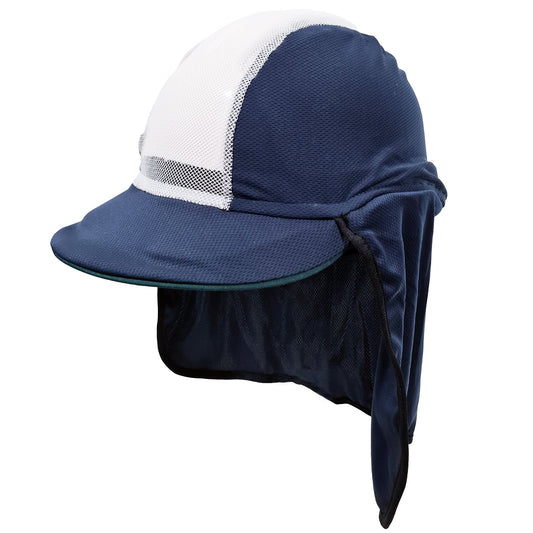 Hard Hat Covers with Neck Flap in Orange
