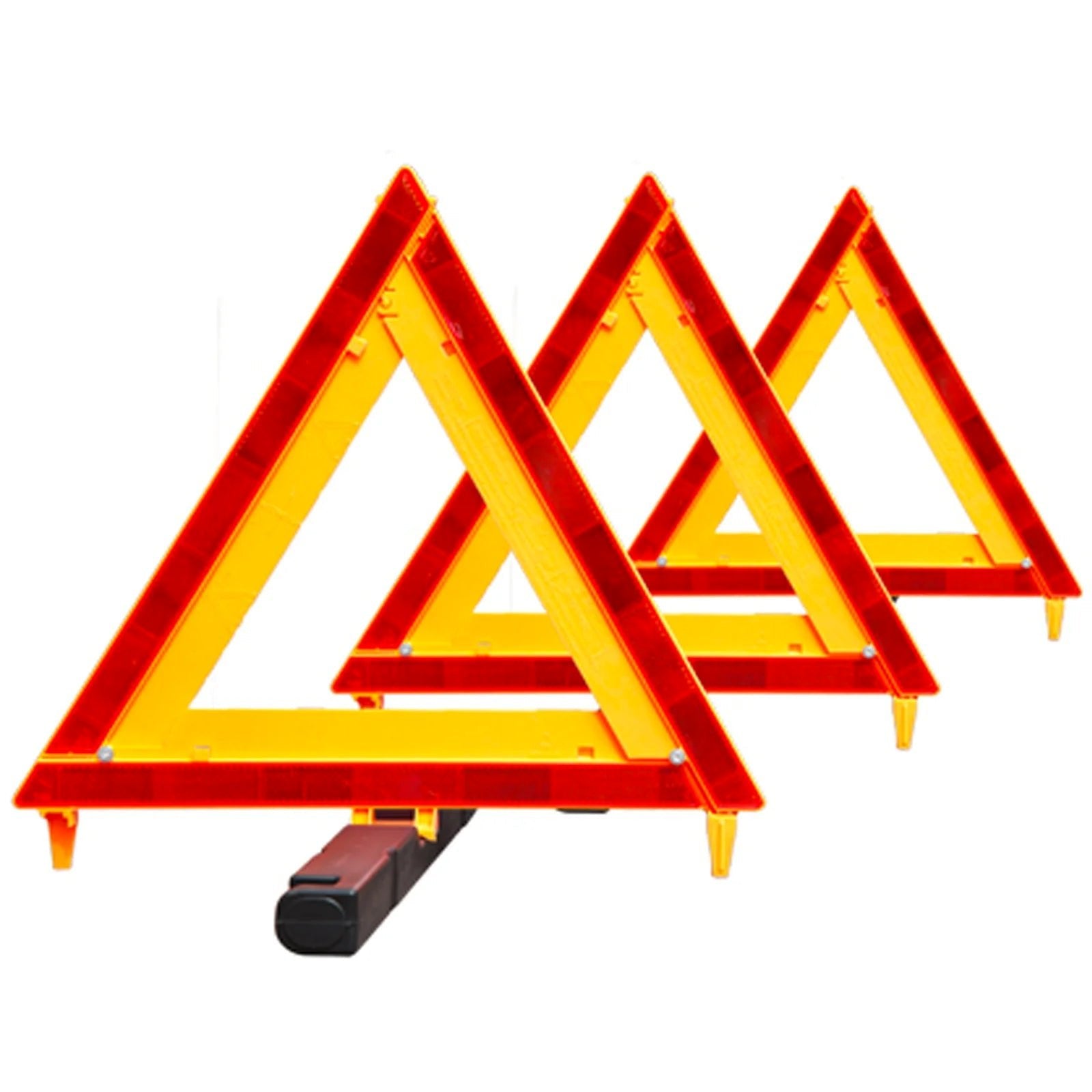 Heavy Duty Emergency Safety Reflective Warning Triangle Kit (Set of 3) - SunSafe Australia