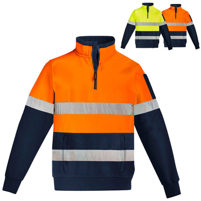 High Visibility 1/4 Zip Pullover Day/Night - SunSafe Australia