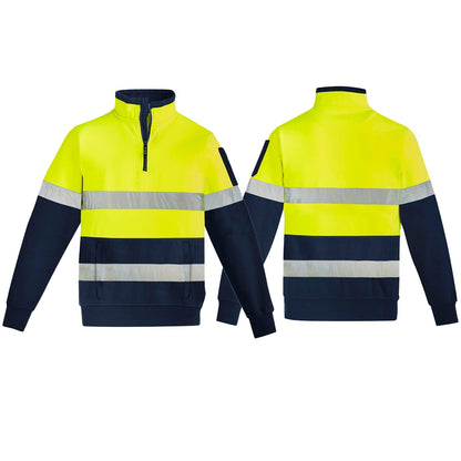 High Visibility 1/4 Zip Pullover Day/Night - SunSafe Australia
