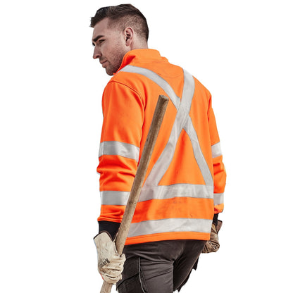 High Visibility Day/Night "X" Back Rail Jumper ZT660 - SunSafe Australia