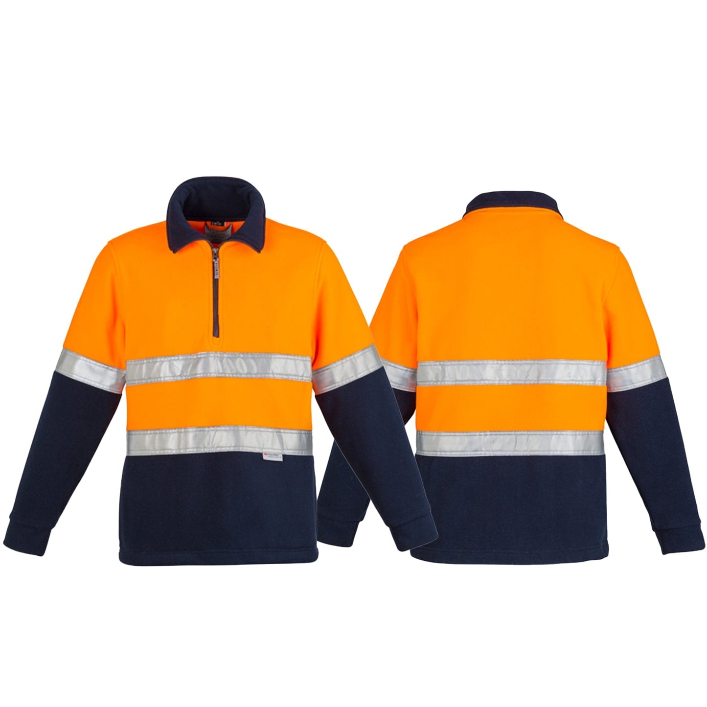 High Visibility Fleece Jumper Hoop Taped - SunSafe Australia