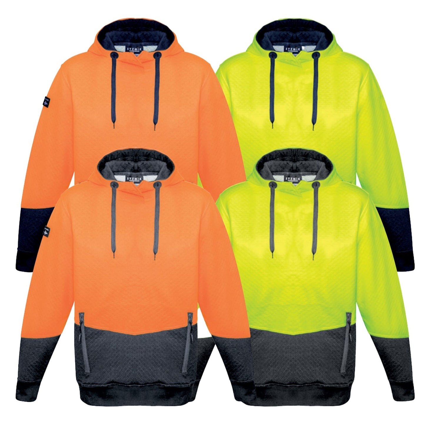 High Visibility Pullover Hoodie UPF 50+ - SunSafe Australia