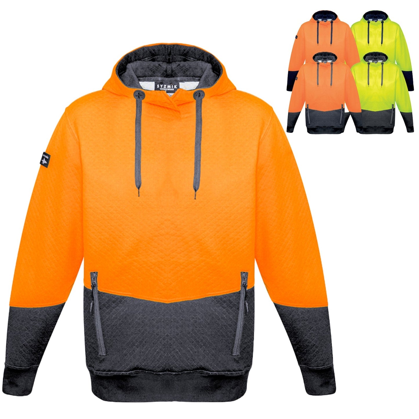 High Visibility Pullover Hoodie UPF 50+ - SunSafe Australia