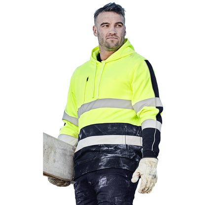 High Visibility Stretch Taped Hoodie - SunSafe Australia