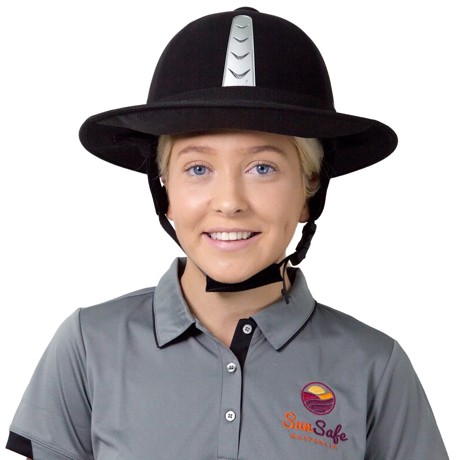 Horse Riding Brim with Optional Neck Flap Newcastle Hats - SunSafe Australia