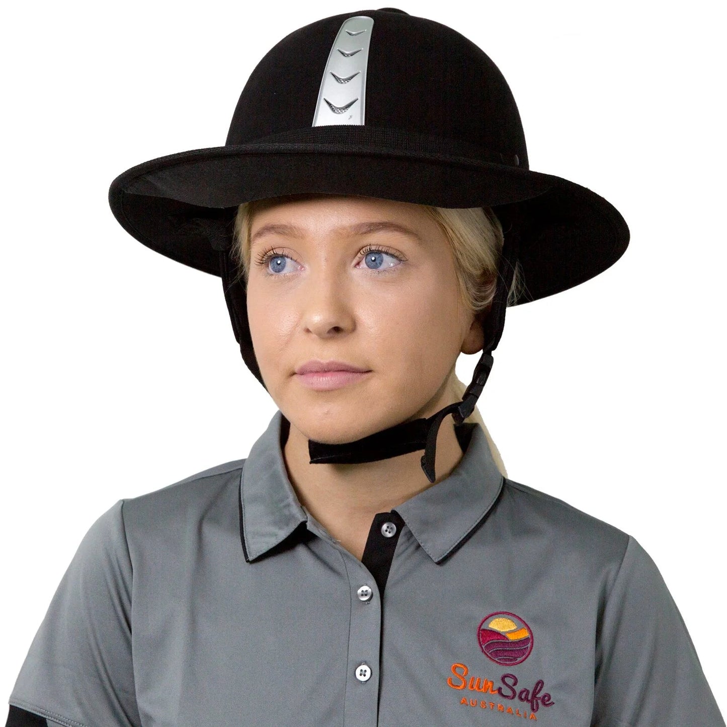 Horse Riding Brim with Optional Neck Flap Newcastle Hats - SunSafe Australia