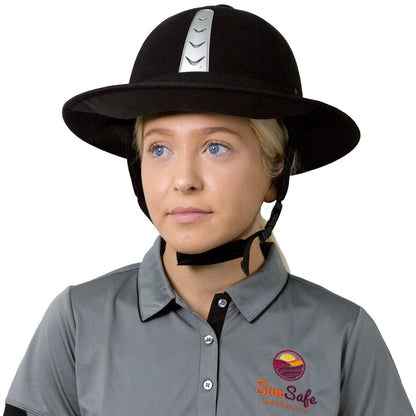 Horse Riding Brim with Optional Neck Flap Newcastle Hats - SunSafe Australia
