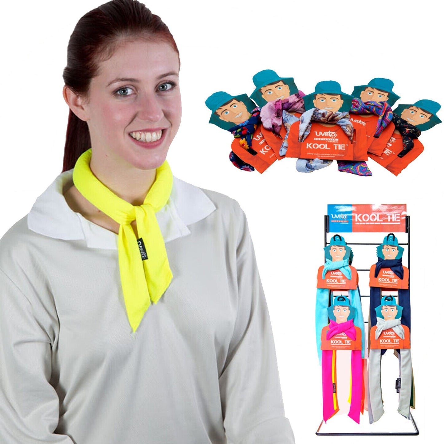 Kool Tie Cooling Neck Tie UVeto Australia - SunSafe Australia