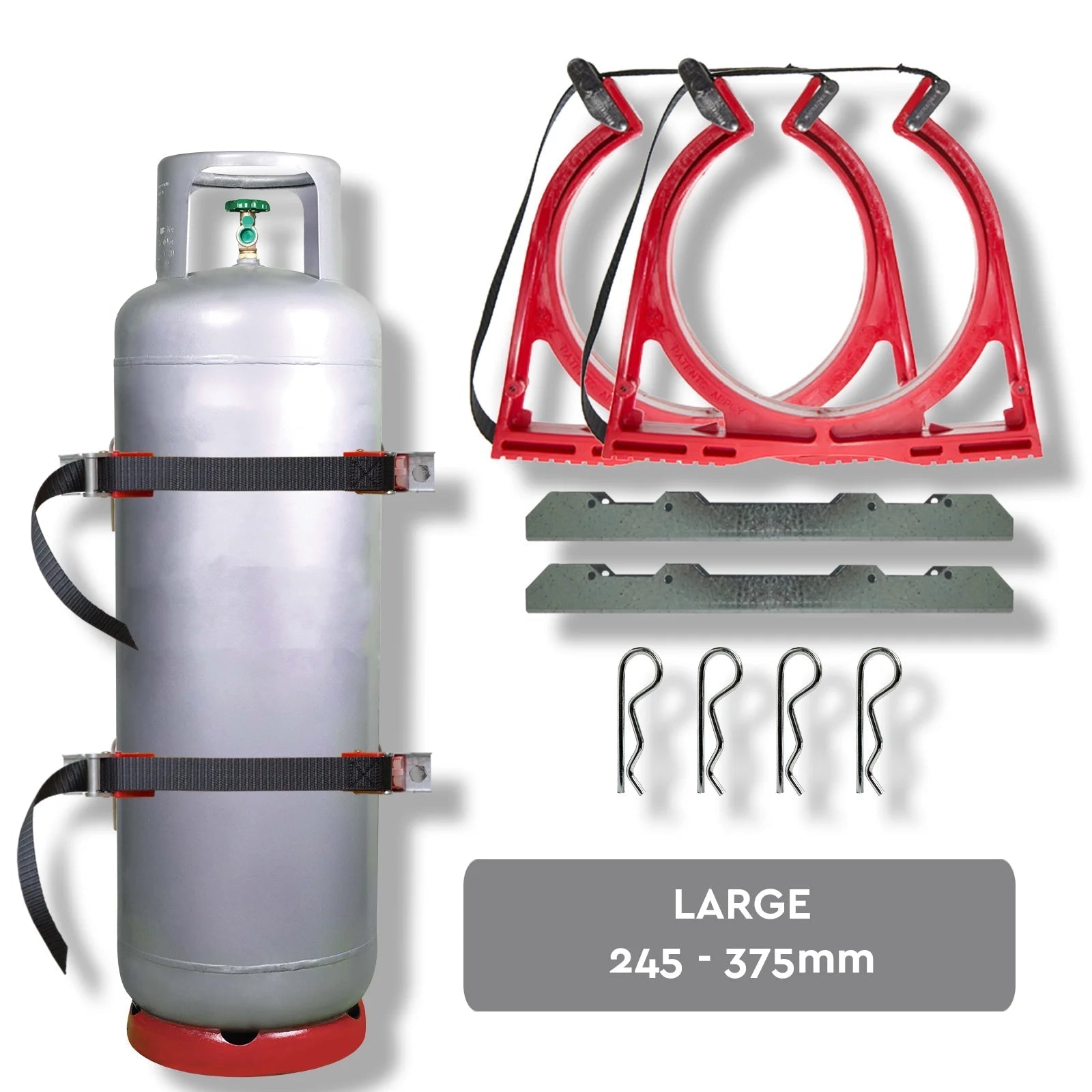 Large Gas Cylinder Restraint Holder BOTTLECHOCK - SunSafe Australia