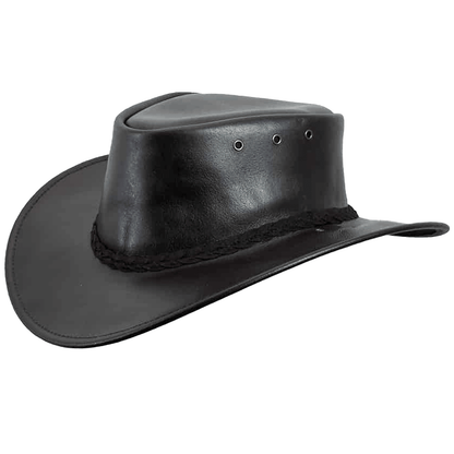 Newcastle Hats Leather Murray Hat Standard in Aniseed