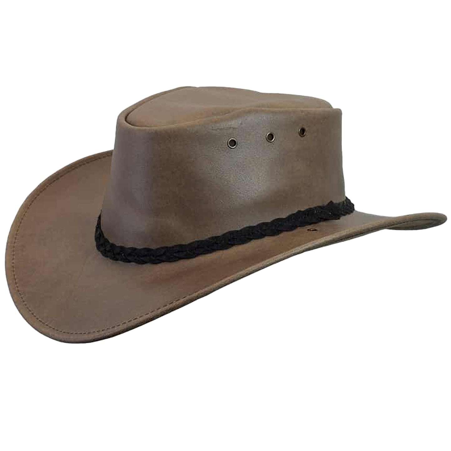 Newcastle Hats Leather Murray Hat Standard in Aniseed