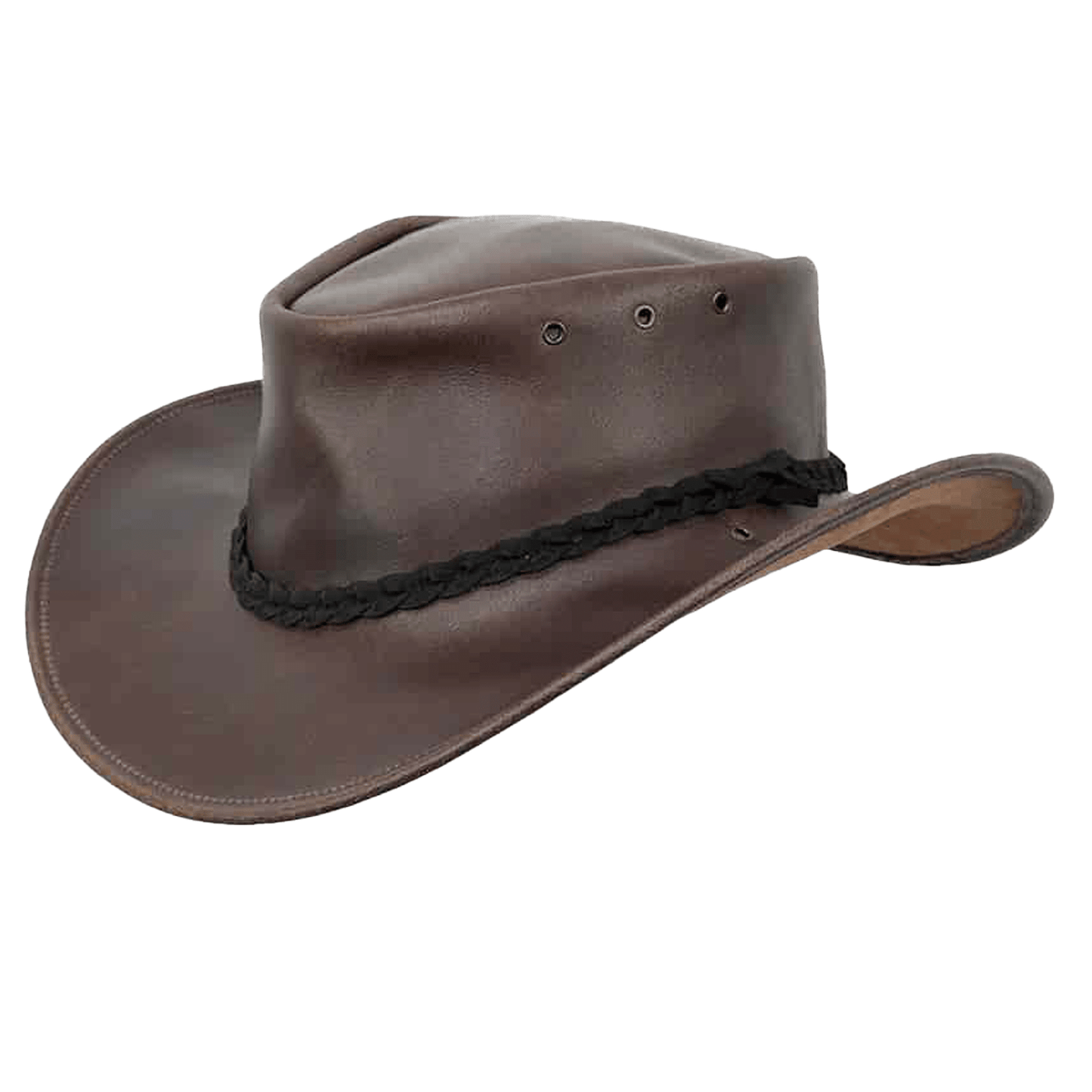 Newcastle Hats Leather Murray Hat Standard in Aniseed