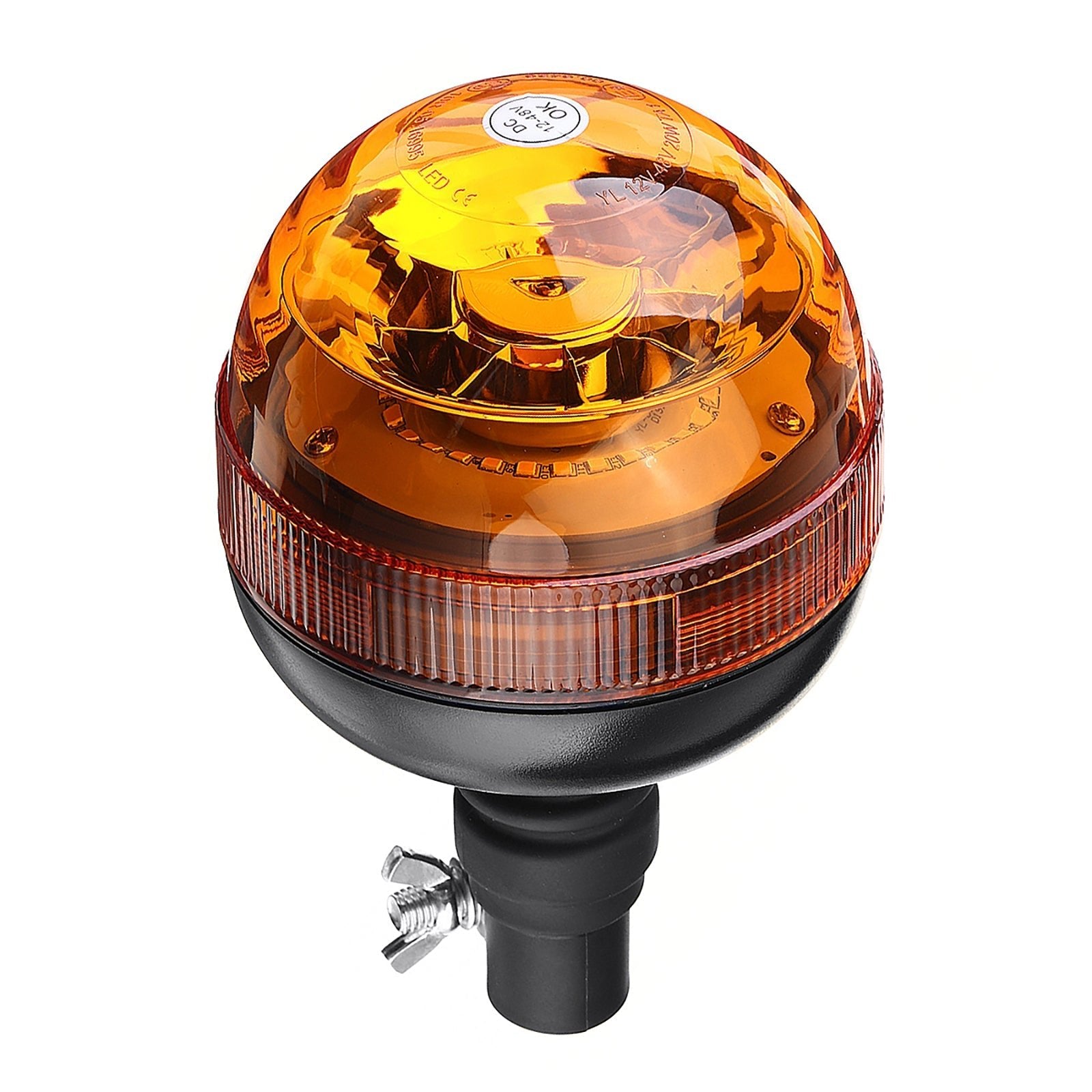 LED Rotating Pole Mount Beacon with DIN Stem ACOT500 - SunSafe Australia