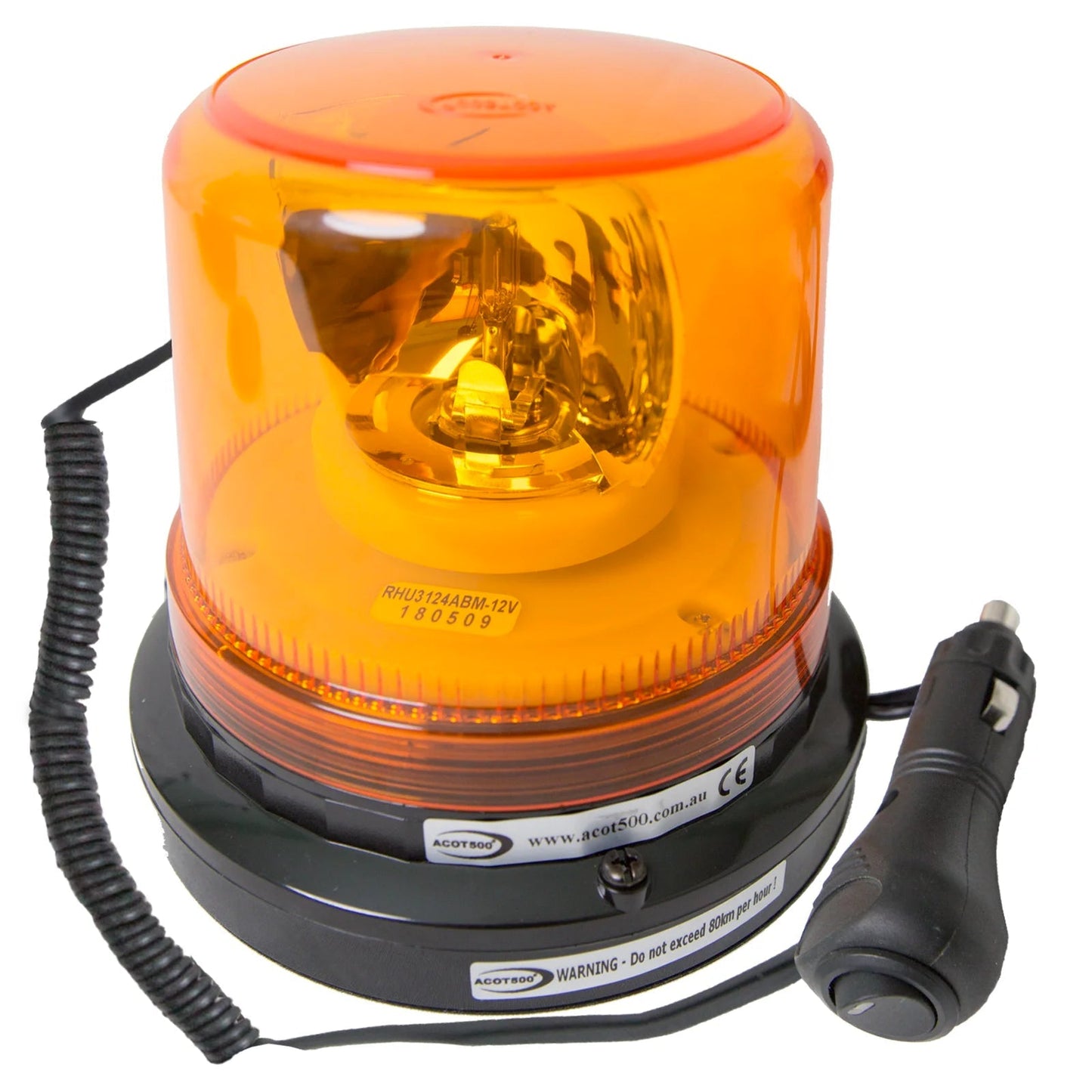 Magnetic Base Halogen Rotating Beacon ACOT500 - SunSafe Australia
