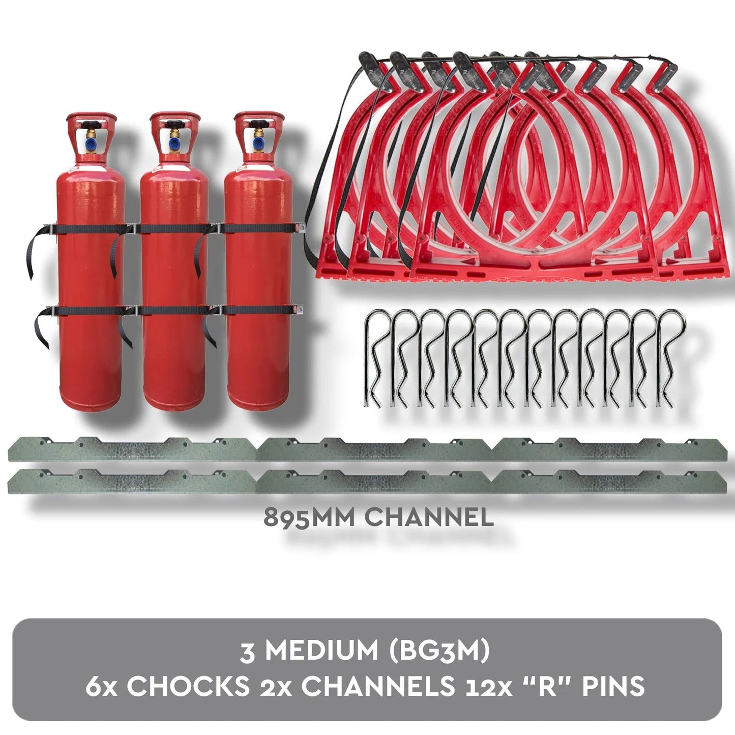 Medium Gas Cylinder Restraint Holder BOTTLECHOCK - SunSafe Australia