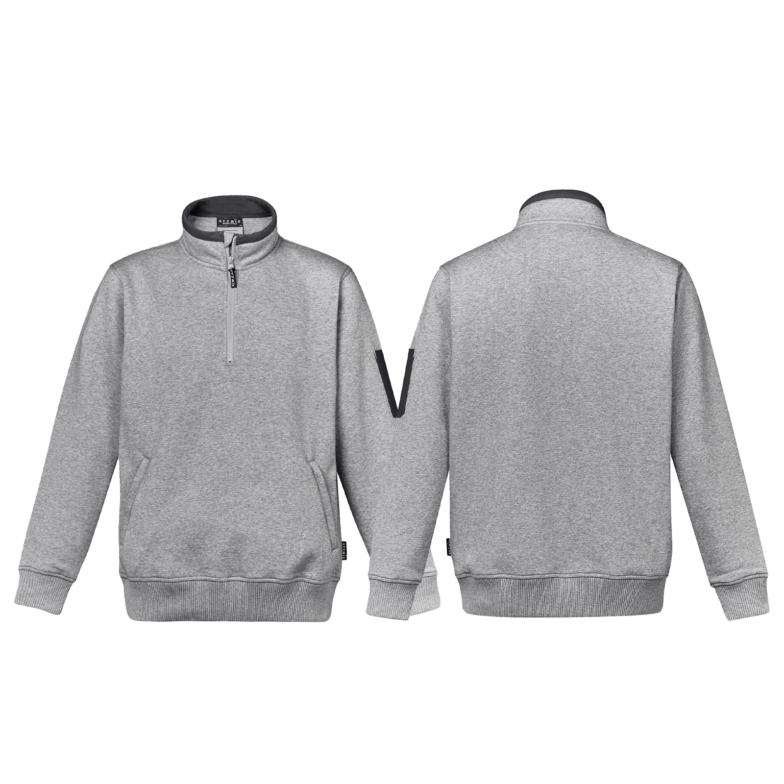 Mens 1/4 Zip Brushed Fleece Jumper UPF 50+ - SunSafe Australia