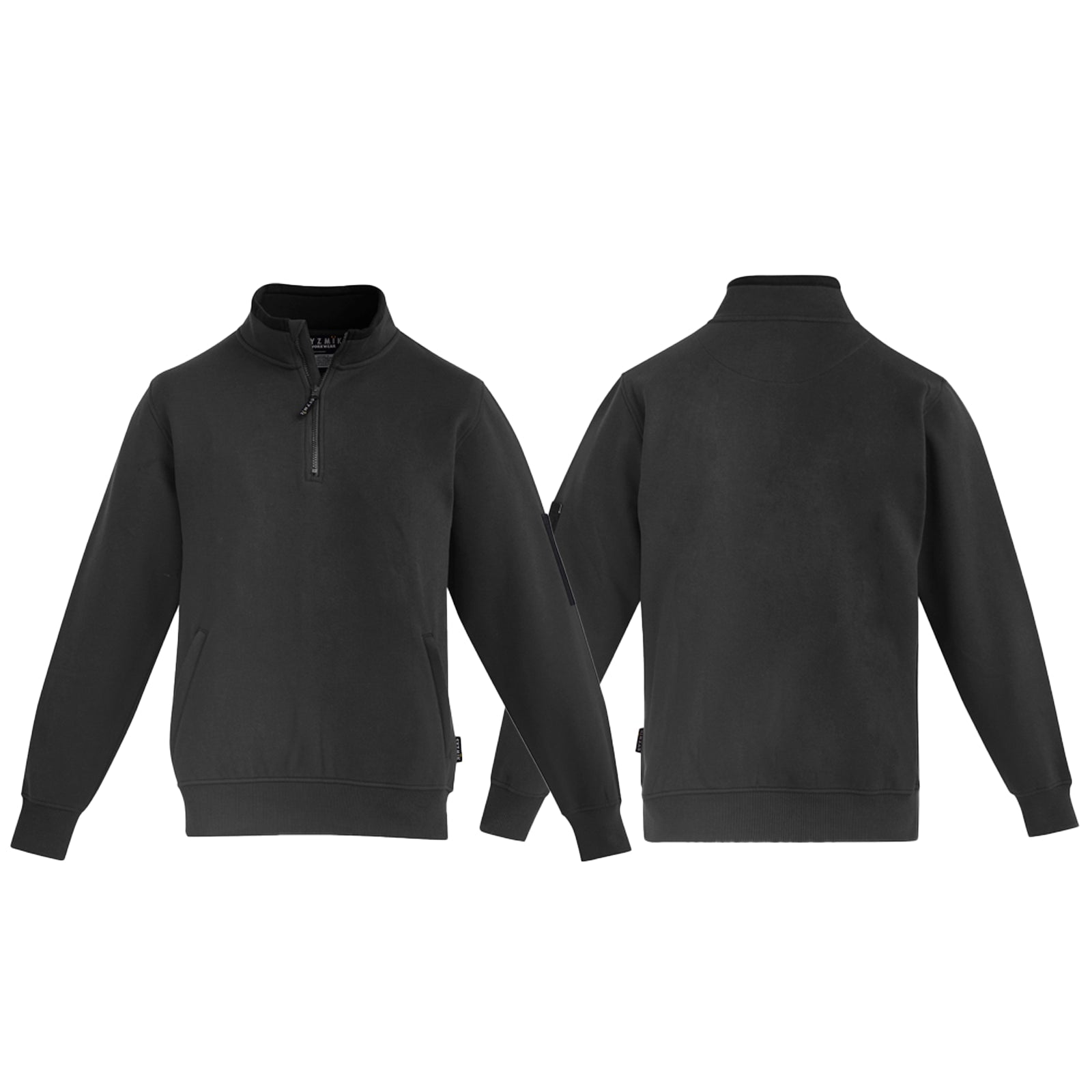 Mens 1/4 Zip Brushed Fleece Jumper UPF 50+ - SunSafe Australia
