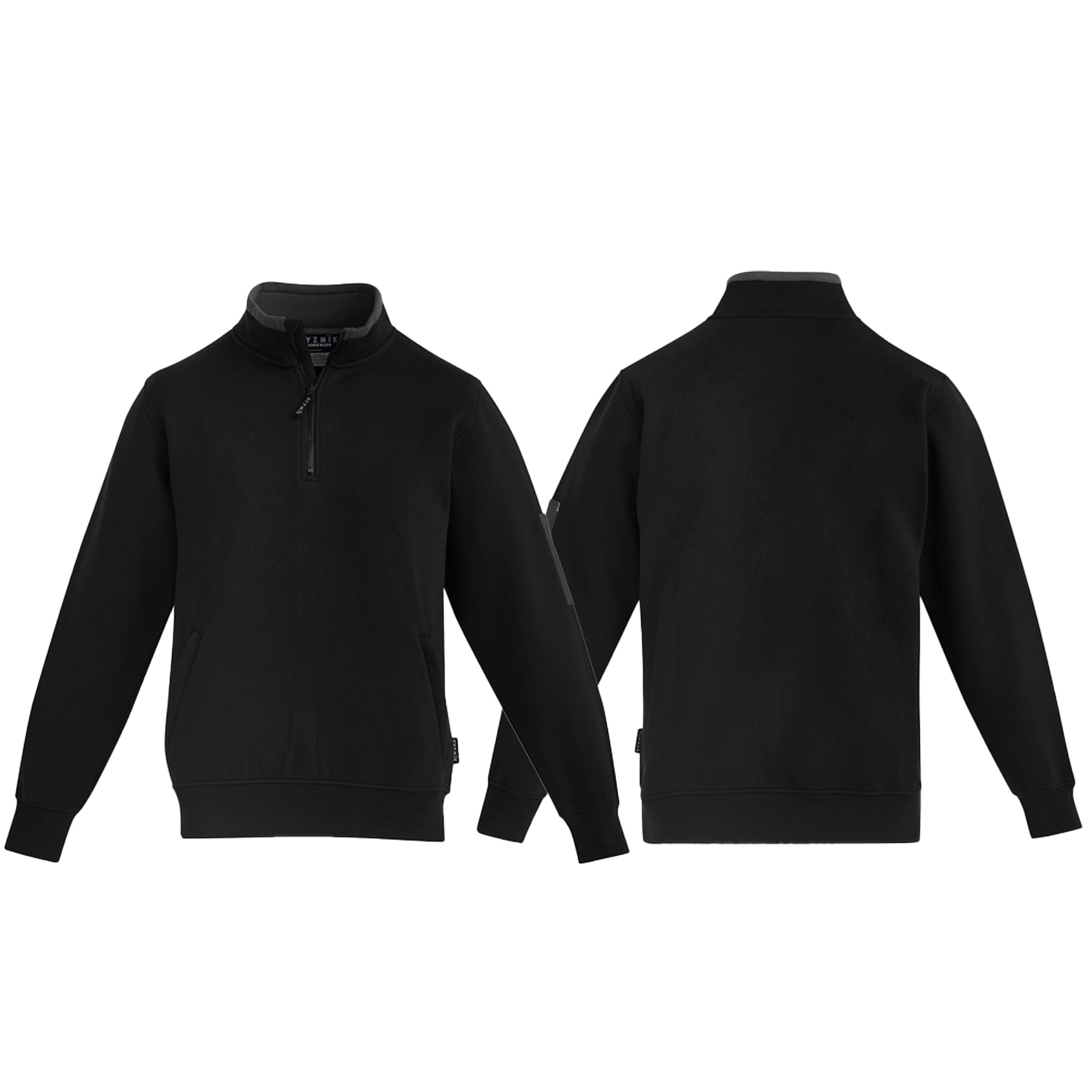 Mens 1/4 Zip Brushed Fleece Jumper UPF 50+ - SunSafe Australia