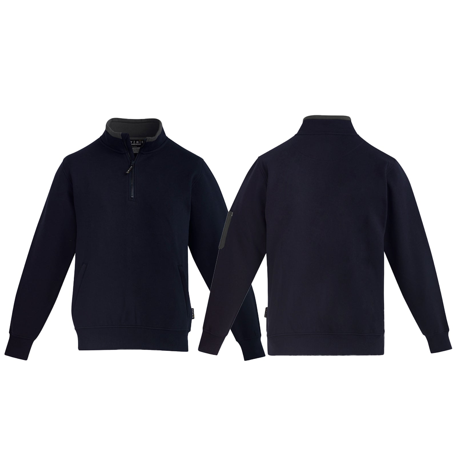 Mens 1/4 Zip Brushed Fleece Jumper UPF 50+ - SunSafe Australia