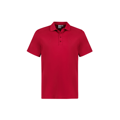 Biz Collection Men's Action Polo Short Sleeve UPF 50+ in Black