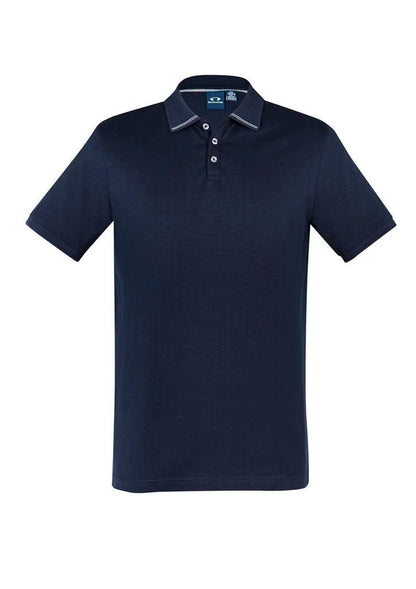 Men's Aston Polo UPF 50+ P106MS in Black/silver Grey
