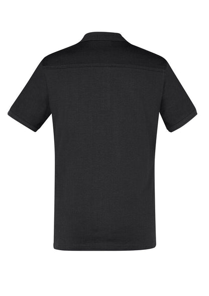 Men's Aston Polo UPF 50+ P106MS in Black/silver Grey