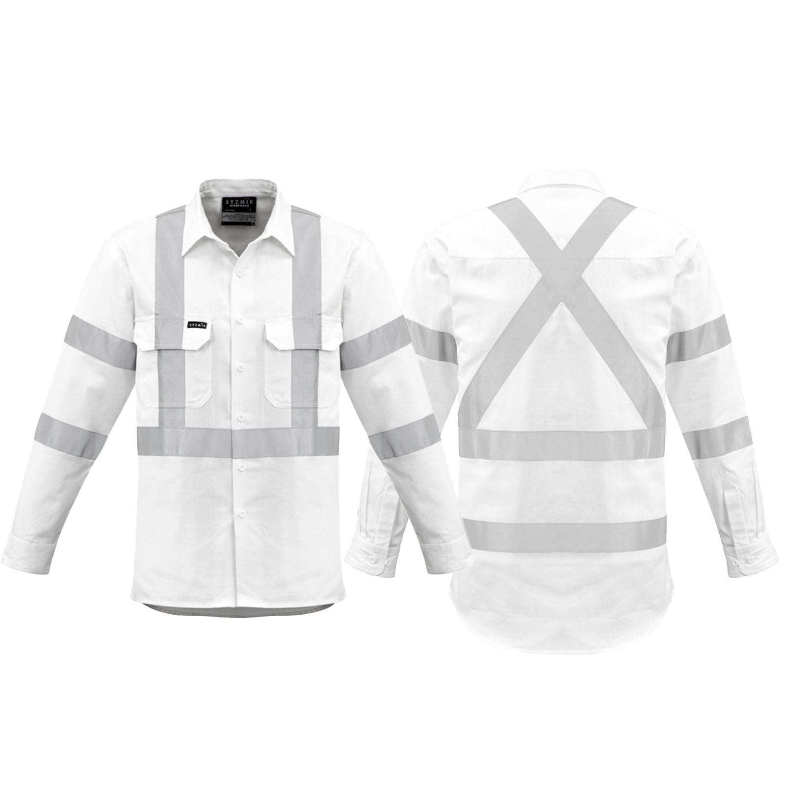 Men's Bio Motion "X" Back Long Sleeve Shirt ZW621 - SunSafe Australia