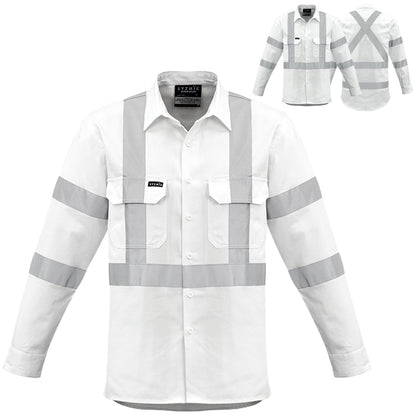 Men's Bio Motion "X" Back Long Sleeve Shirt ZW621 - SunSafe Australia