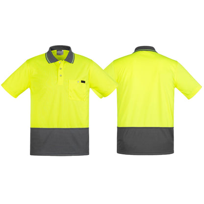 Men's Comfort Back Short Sleeve Polo ZH415 - SunSafe Australia