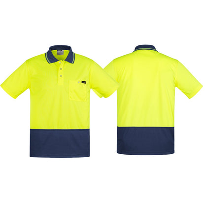 Men's Comfort Back Short Sleeve Polo ZH415 - SunSafe Australia