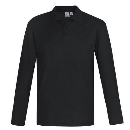 Mens Crew Long Sleeve Polo UPF 50+ - SunSafe Australia