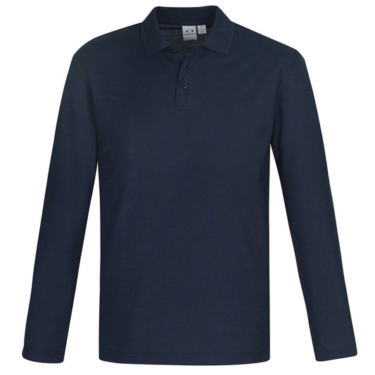 Mens Crew Long Sleeve Polo UPF 50+ - SunSafe Australia
