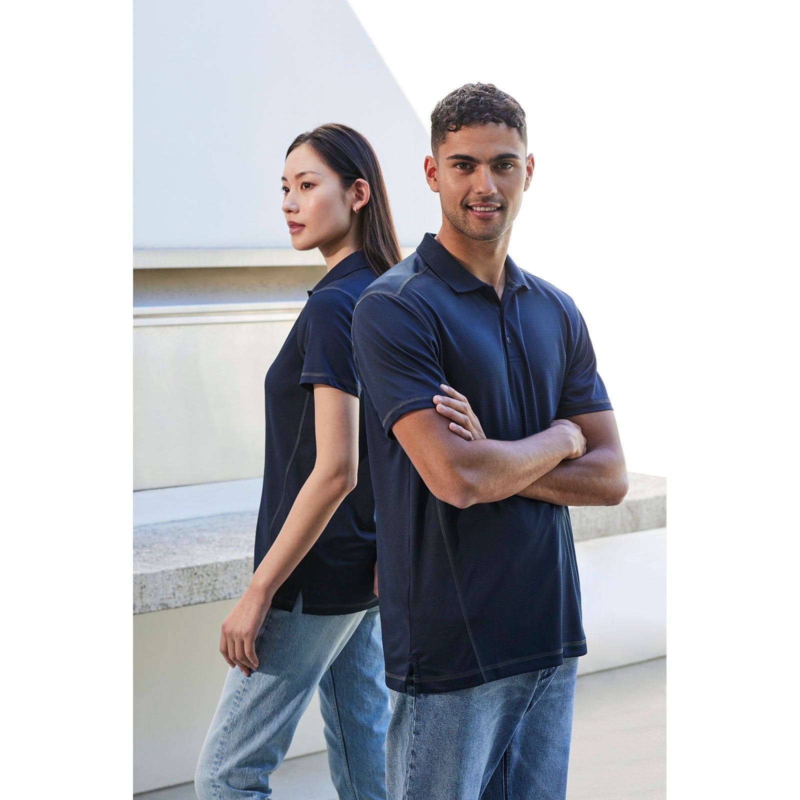 Mens Dart Short Sleeve Polo UPF 50+ - SunSafe Australia