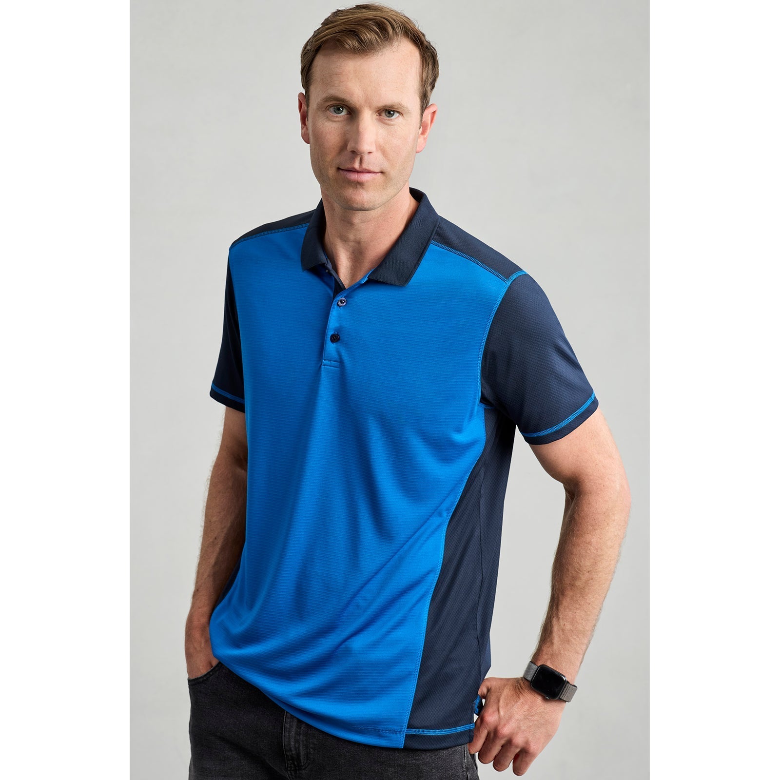 Mens Dart Short Sleeve Polo UPF 50+ - SunSafe Australia