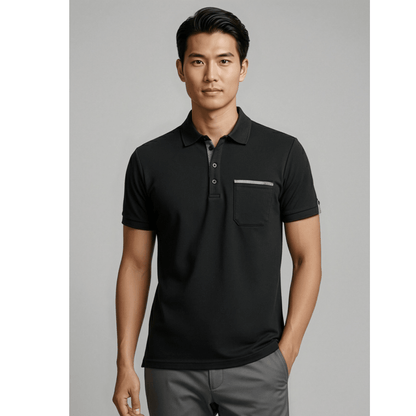 Biz Collection Men's Edge Polo UPF 50+