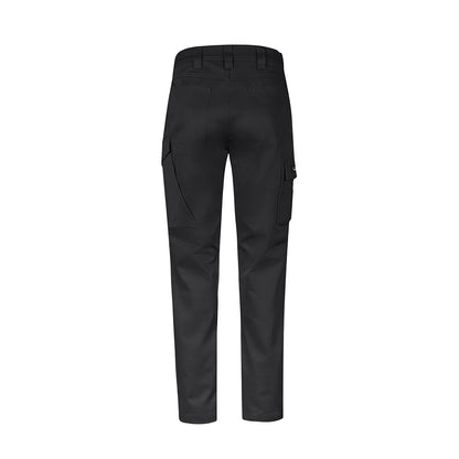 Men's Essential Stretch Cargo Pant Slim Fit 98% Cotton in Charcoal