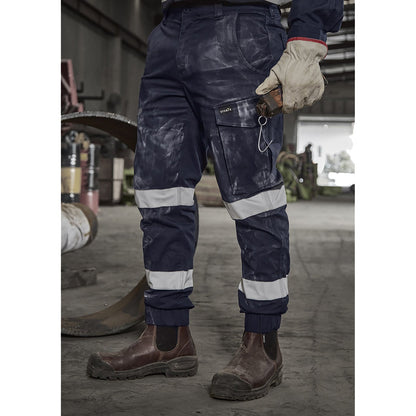 Mens Essential Stretch Taped Cargo Pant – Cuffed Slim Fit - SunSafe Australia