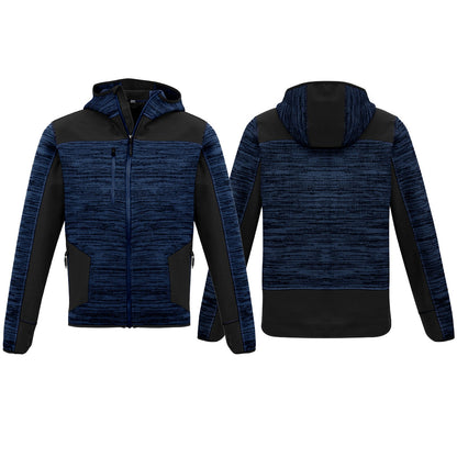 Mens Full Zip Streetworx Knit Hoodie UPF 50+ - SunSafe Australia