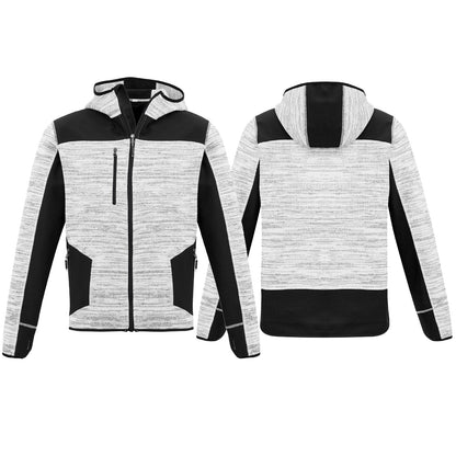 Mens Full Zip Streetworx Knit Hoodie UPF 50+ - SunSafe Australia