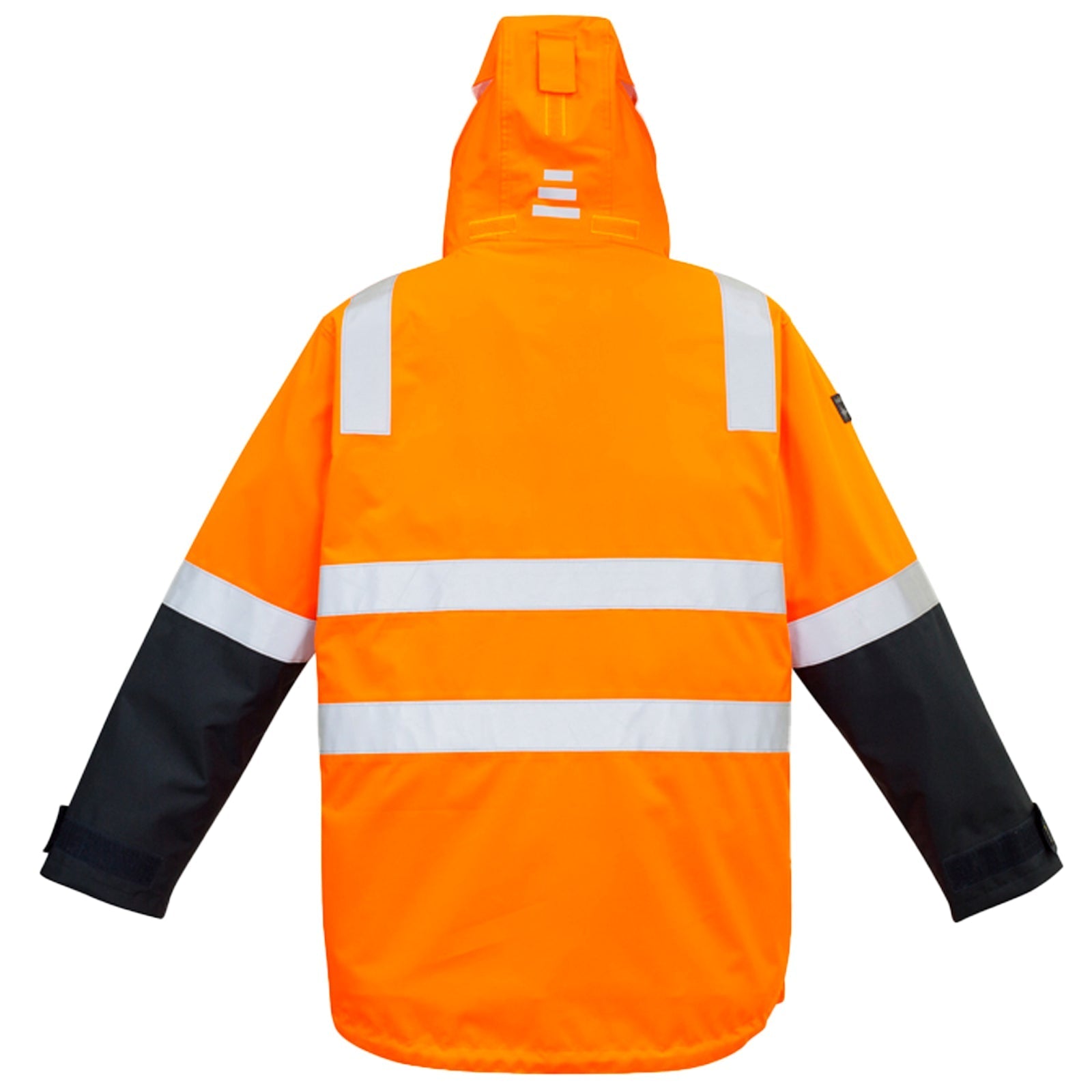 Men’s Hi - Vis 4 - in - 1 Waterproof Jacket with Reversible Fleece Vest – 10,000mm Rated - SunSafe Australia