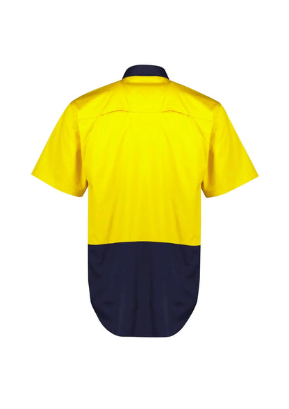 Mens Hi Vis Short Sleeve Shirt - SunSafe Australia