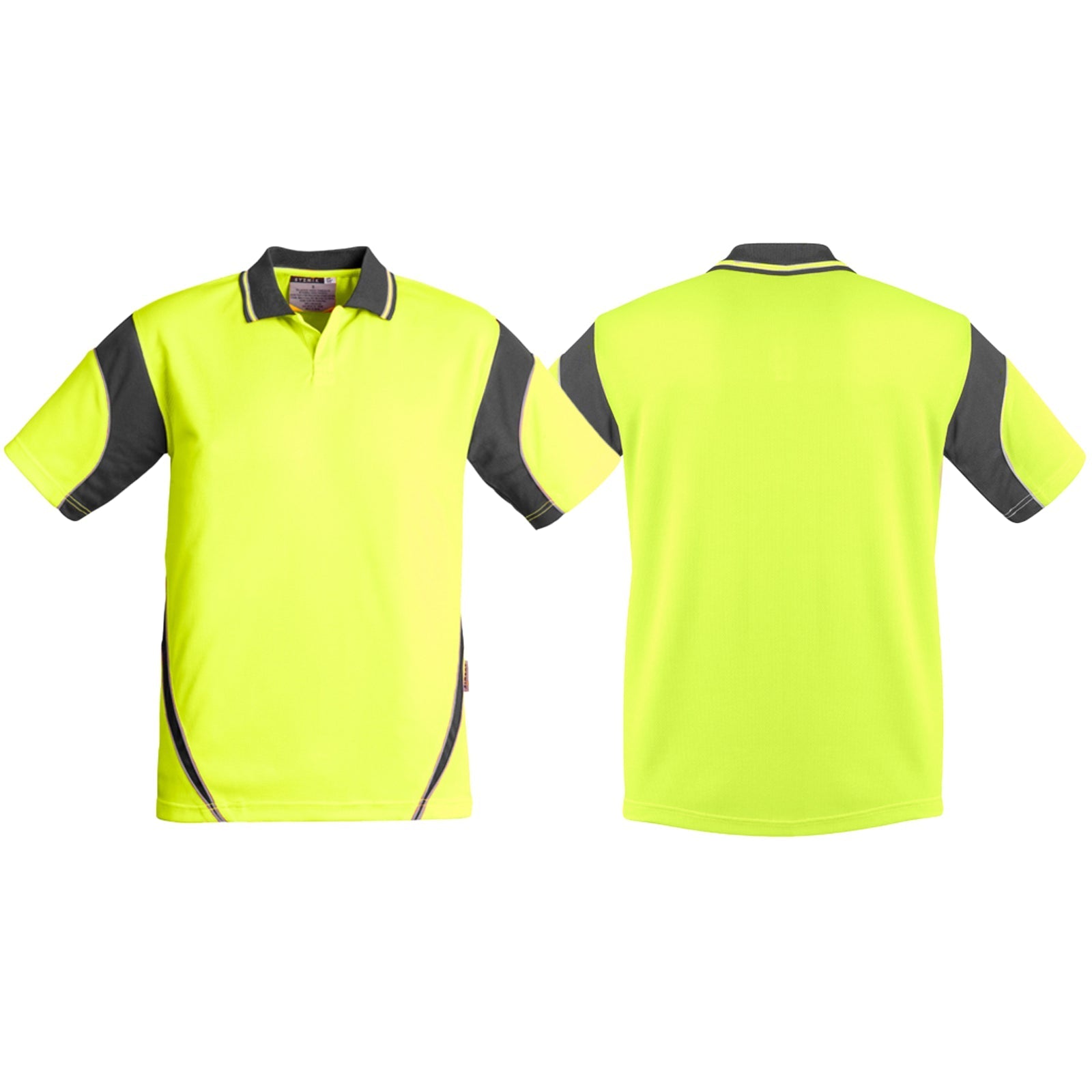 Men's High Visibility Aztec Food Industry Safe Short Sleeve Polo ZH248 - SunSafe Australia