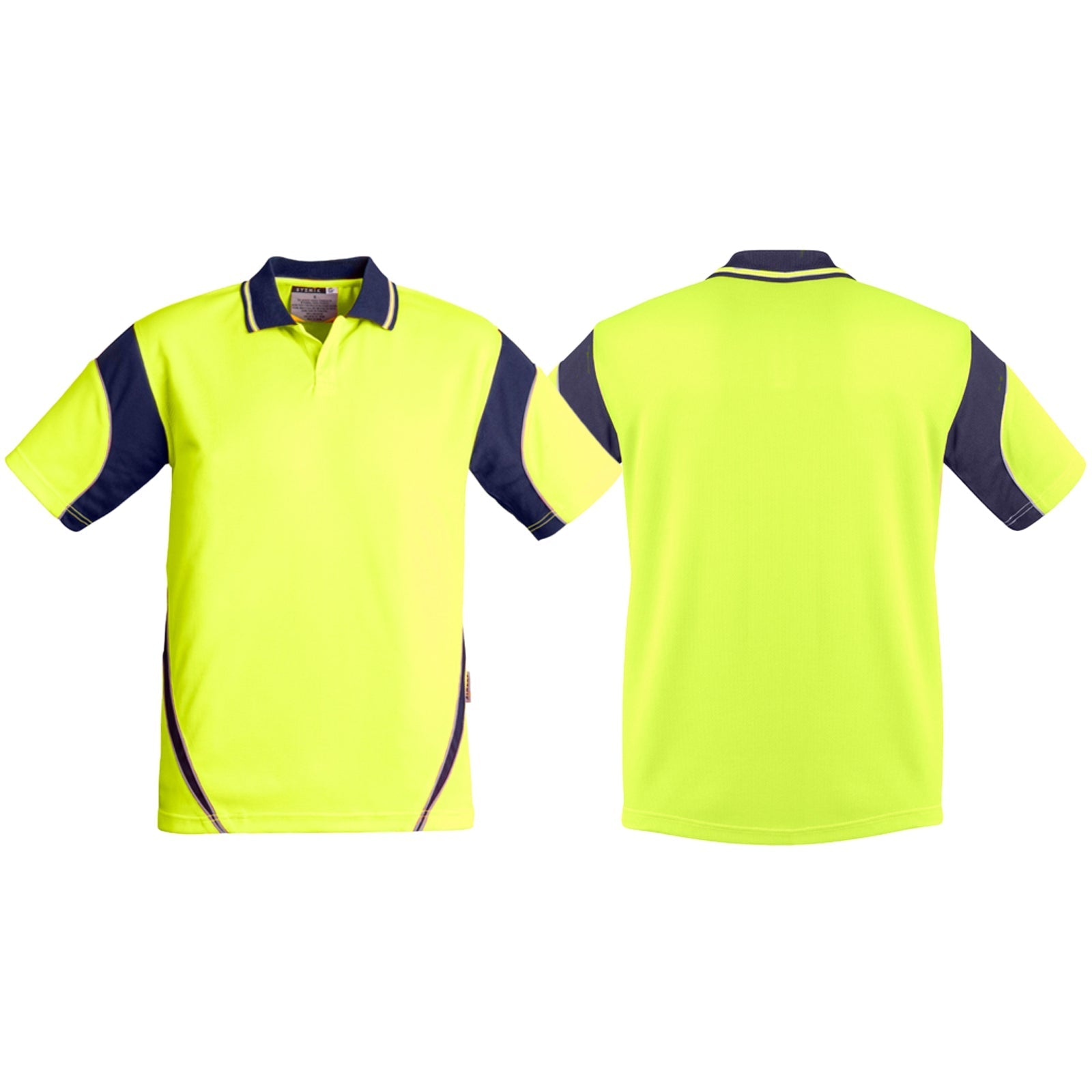 Men's High Visibility Aztec Food Industry Safe Short Sleeve Polo ZH248 - SunSafe Australia