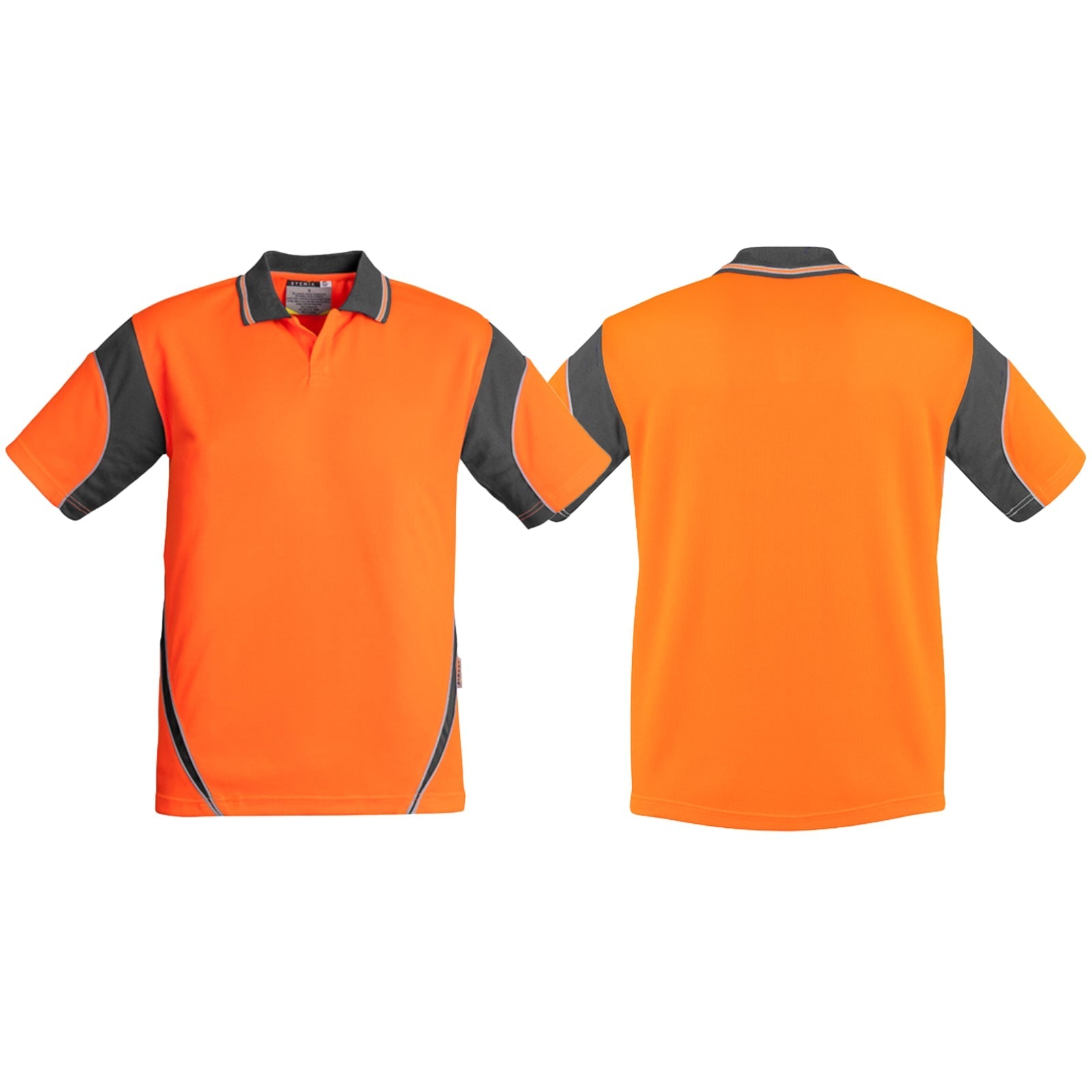 Men's High Visibility Aztec Food Industry Safe Short Sleeve Polo ZH248 - SunSafe Australia
